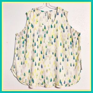 Melissa McCarthy Seven7 Raindrop Layered Tank Top